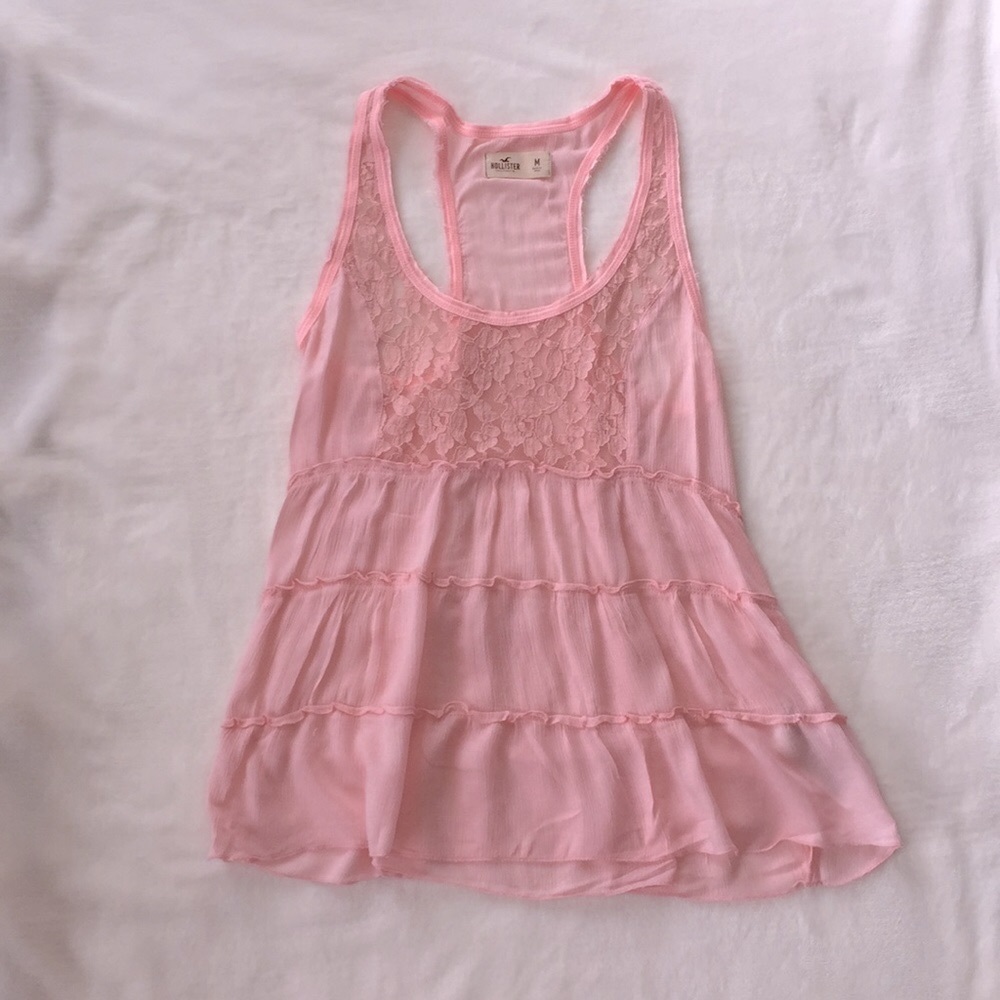 Ruffled Razorback Babydoll Top